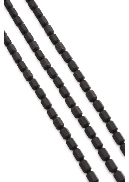 Hematit Doğal Taş Mat Siyah Altıgen Silindir 4X6MM Dizi fiyatları