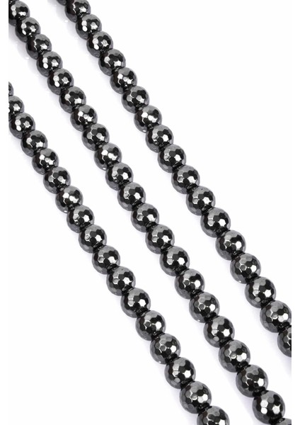 Hematit Doğal Taş Füme Küre Faset Kesim 10MM Dizi fiyatları