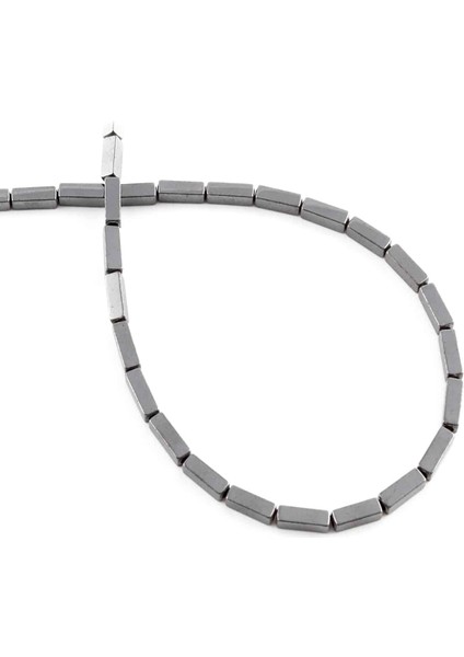 Hematit Doğal Taş Parlak Füme 2X6MM Dizi