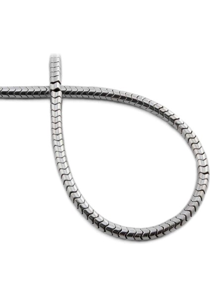 Hematit Doğal Taş Parlak Gümüş Rondela Kesim 4X2MM Dizi