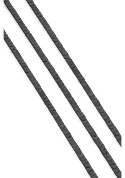 Hematit Doğal Taş Mat Siyah Çavuş Kesim 4X2MM Dizi fiyatları