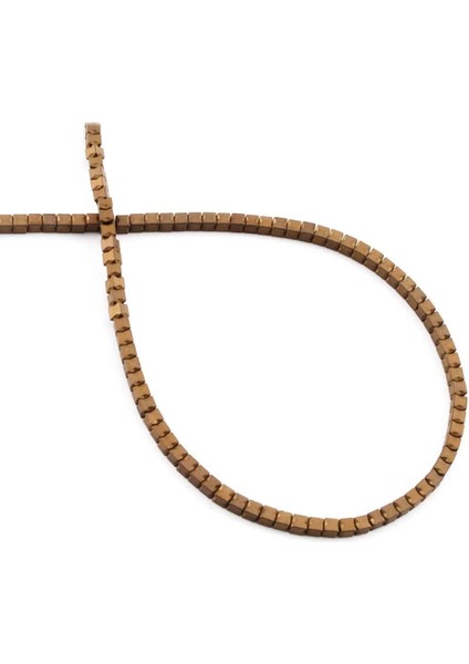 Hematit Doğal Taş Mat Kahverengi 2X2MM Dizi