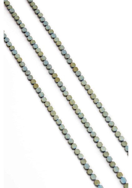 Hematit Doğal Taş Mat Yeşil 3X4MM Dizi fiyatları