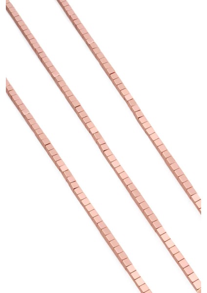 Hematit Doğal Taş Parlak Roz 3X3MM Dizi fiyatları