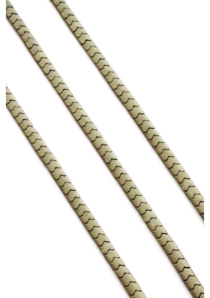 Hematit Doğal Taş Mat Antik Sarı Yassı Balık Sırtı Kesim 6X4MM Dizi fiyatları