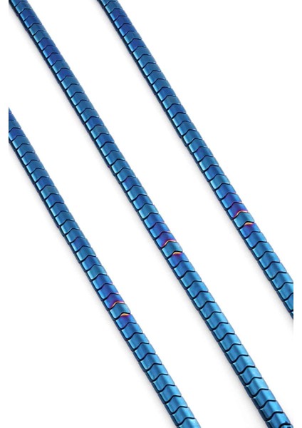 Hematit Doğal Taş Parlak Mavi 6X4MM Dizi fiyatları