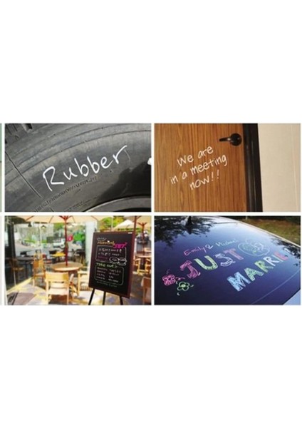 Silinebilir Tebeşir Işaretleyici Mercure Sarı Kalem Metal Plastik Cam Ahşap Yüzey Yağlı Boya Uç fırsatları