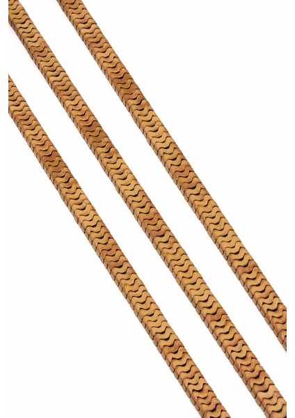 Hematit Doğal Taş Mat Kahverengi Yarasa Kesim 7X1MM Dizi fiyatları
