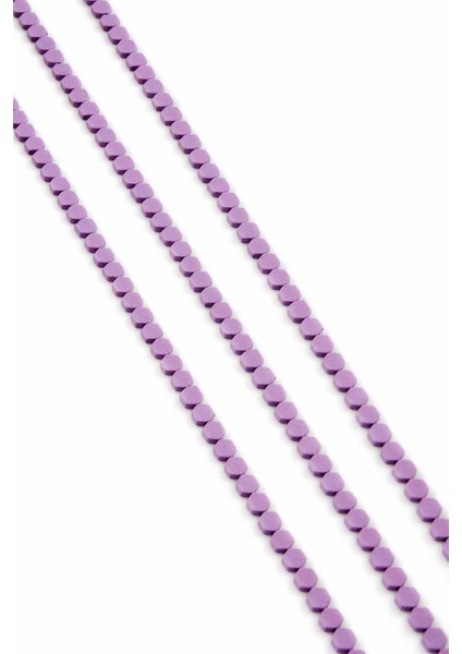 Hematit Doğal Taş Mat Açık Mor Altıgen Kesim 3X3MM Dizi fiyatları