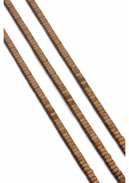 Hematit Doğal Taş Mat Kahverengi Kare Dore Kesim 4X2MM Dizi fiyatları