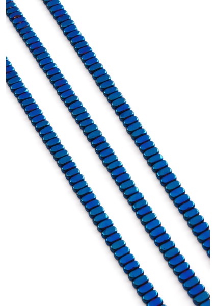 Hematit Doğal Taş Parlak Mavi Rondela Kesim 3X5MM Dizi fiyatları