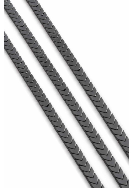Hematit Doğal Taş Parlak Füme 6X3MM Dizi fiyatları