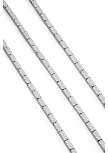 Hematit Doğal Taş Parlak Gümüş 4X8MM Dizi fiyatları