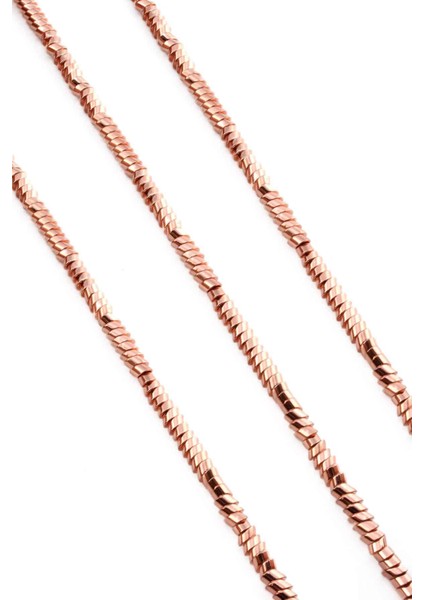 Hematit Doğal Taş Parlak Roz 4X2MM Dizi fiyatları