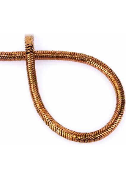 Hematit Doğal Taş Parlak Kahverengi 6X1MM Dizi