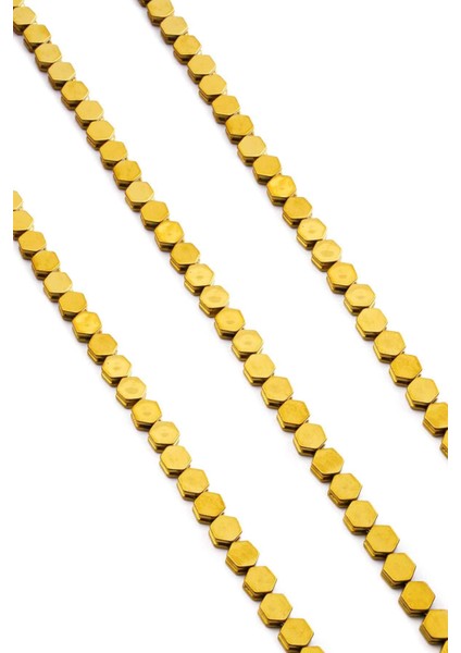 Hematit Doğal Taş Parlak Gold 5X5MM Dizi fiyatları