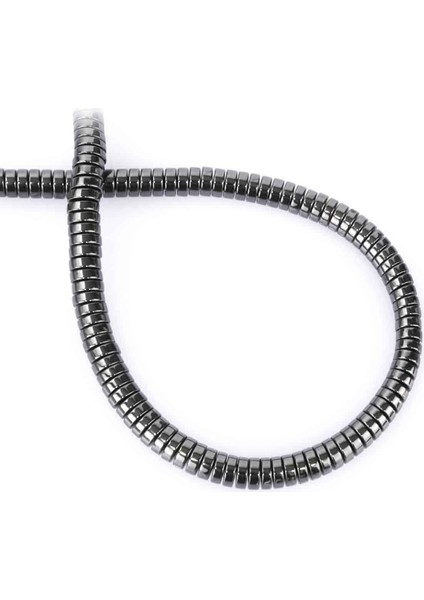Hematit Doğal Taş Parlak Füme 6X2MM Dizi
