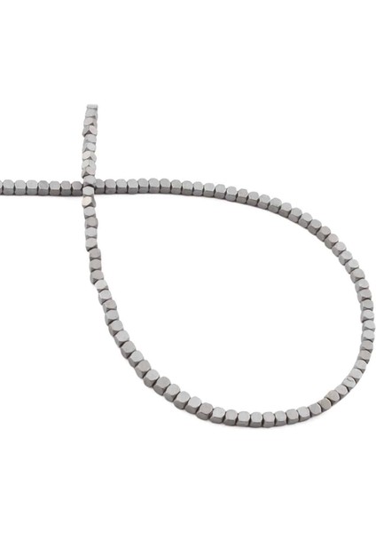 Hematit Doğal Taş Mat Açık Gri 2X2MM Dizi
