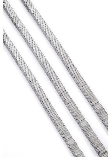Hematit Doğal Taş Açık Gri Rondela Kesim 6X1MM Dizi fiyatları