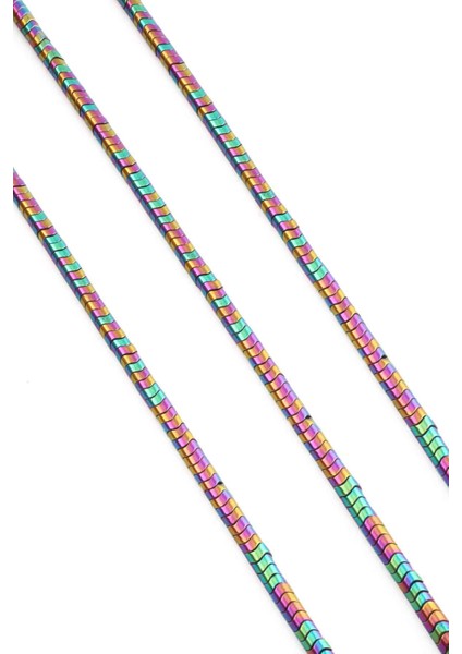 Hematit Doğal Taş Parlak Gökkuşağı 4X2MM Dizi fiyatları