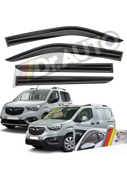 Opel Combo 2019 ve Sonrası Cam Rüzgarlığı 4lü