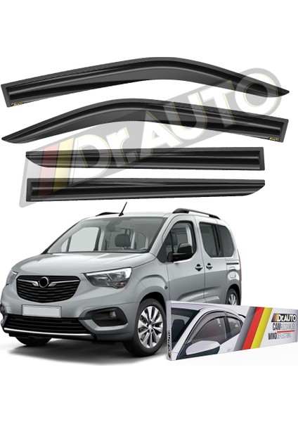 Opel Combo 2019 ve Sonrası Cam Rüzgarlığı 4lü