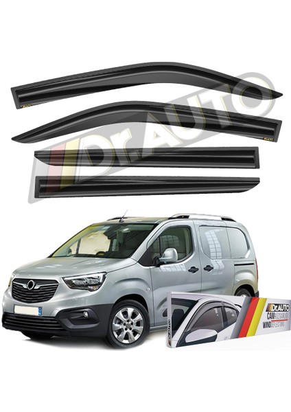 Opel Combo 2019 ve Sonrası Cam Rüzgarlığı 4lü