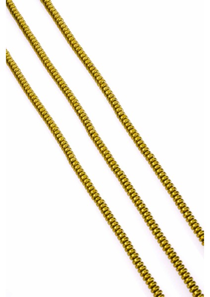 Hematit Doğal Taş Parlak Gold 4X2MM Dizi
