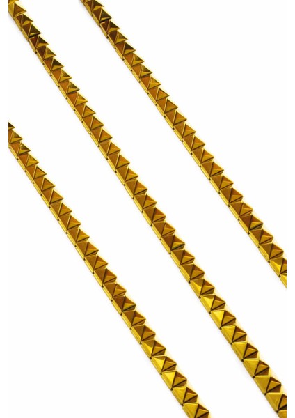 Hematit Doğal Taş Parlak Gold 6X6MM Dizi fiyatları