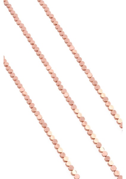 Hematit Doğal Taş Parlak Roz 3X3MM Dizi fiyatları