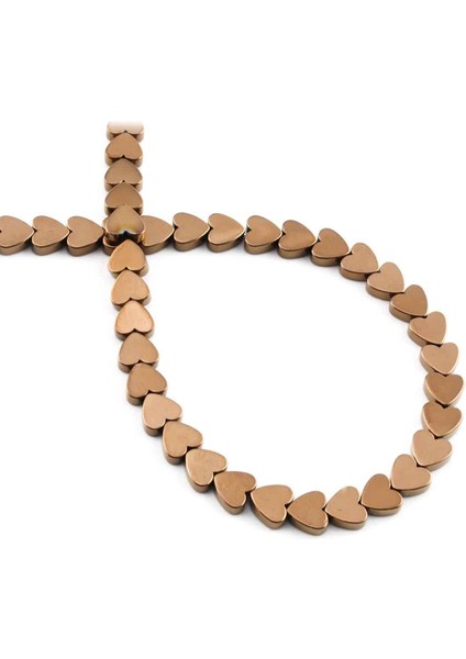 Hematit Doğal Taş Parlak Kahverengi 6X2MM Dizi