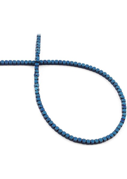 Hematit Doğal Taş Mat Mavi 2X2MM Dizi
