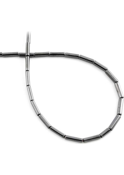 Hematit Doğal Taş Parlak Füme 2X8MM Dizi