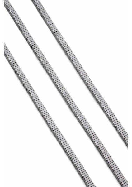 Hematit Doğal Taş Parlak Gümüş Rondela Kesim 4X1MM Dizi fiyatları