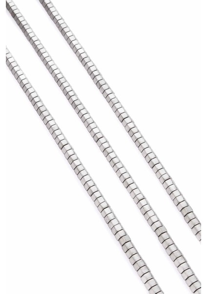 Hematit Doğal Taş Mat Açık Gri Rondela Kesim 6X3MM Dizi fiyatları