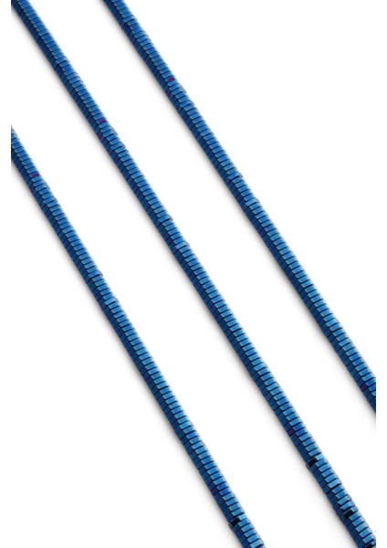 Hematit Doğal Taş Parlak Mavi Rondela Kesim 4X1MM Dizi fiyatları