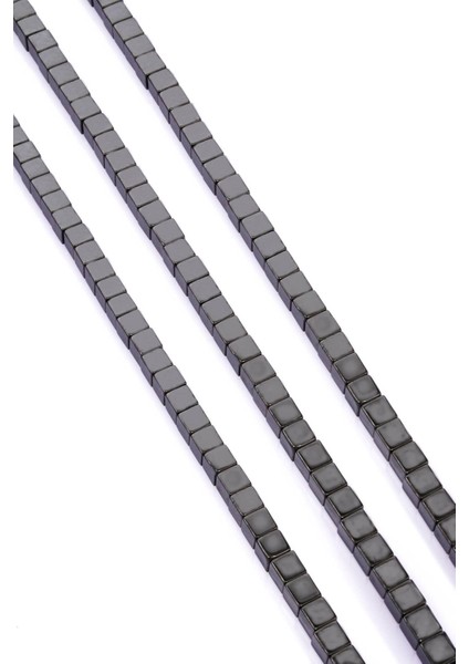 Hematit Doğal Taş Parlak Füme Küp Kesim 6X6MM Dizi fiyatları