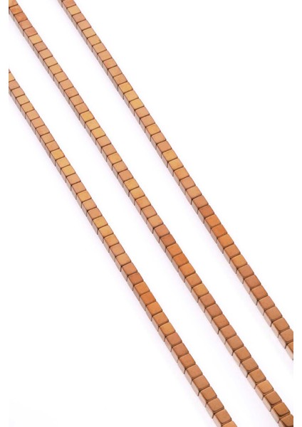 Hematit Doğal Taş Parlak Kahverengi 4X4MM Dizi fiyatları