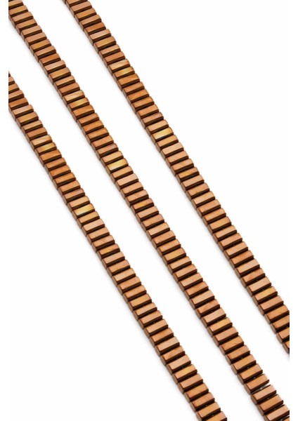 Hematit Doğal Taş Parlak Kahverengi Rondela Kesim 3X5MM Dizi fiyatları