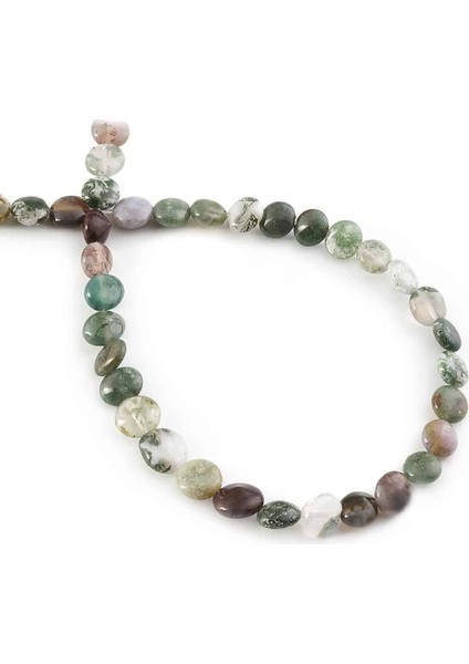 Hint Akik Doğal Taş Daire Kesim 6mm Dizi