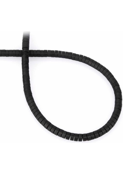 Hematit Doğal Taş Mat Siyah 4X2MM Dizi