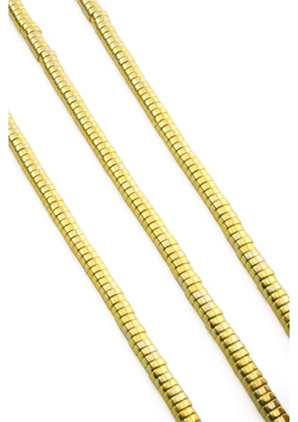 Hematit Doğal Taş Parlak Altın Sarı 6X2MM Dizi fiyatları
