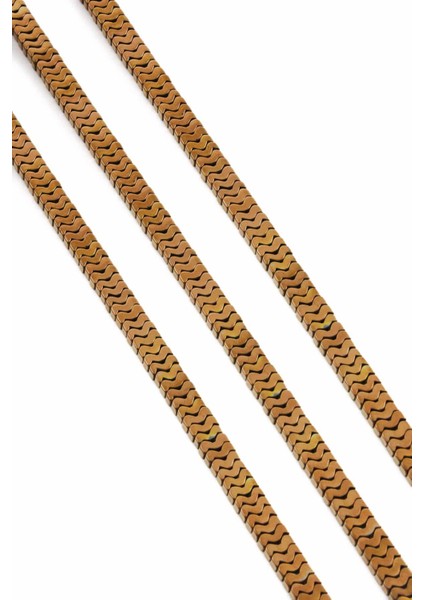 Hematit Doğal Taş Parlak Kahverengi Yarasa Kesim 7X1MM Dizi fiyatları
