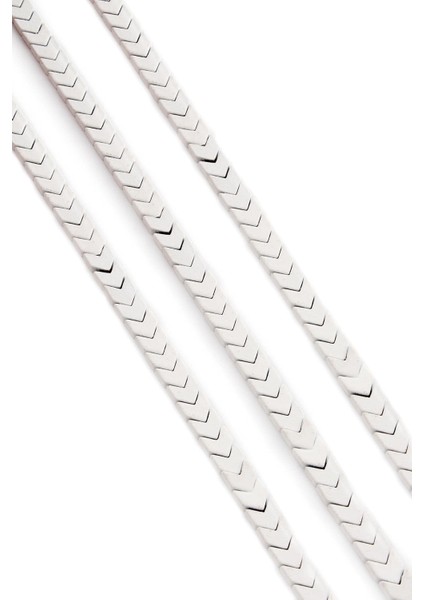 Hematit Doğal Taş Mat Beyaz 6X3MM Dizi fiyatları