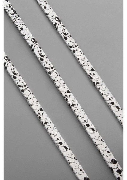 Hematit Doğal Taş Mat Benekli Beyaz Çavuş Kesim 6X3MM Dizi fiyatları