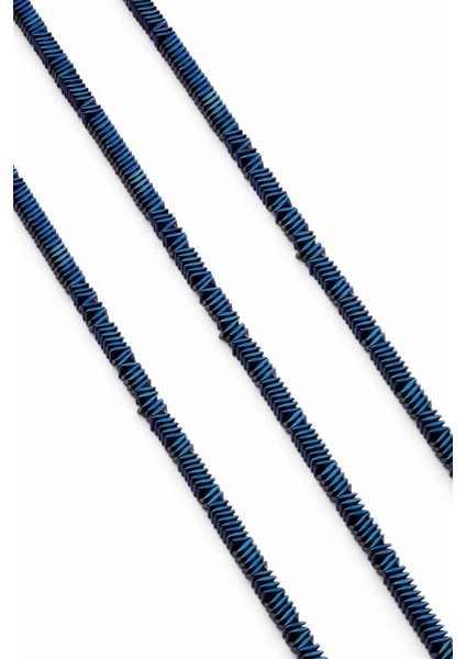 Hematit Doğal Taş Parlak Mavi Rondela Kesim 4X1MM Dizi fiyatları