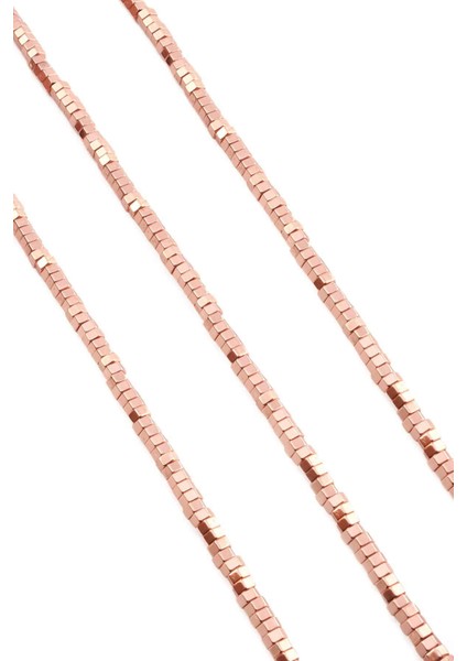 Hematit Doğal Taş Parlak Roz 4X2MM Dizi fiyatları