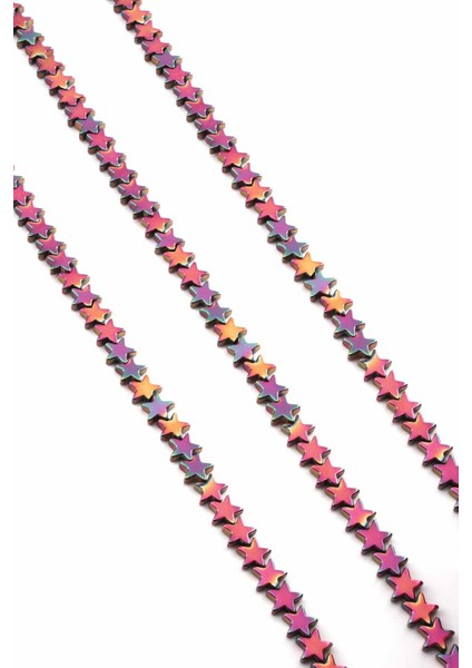 Hematit Doğal Taş Parlak Pembe 7mm Dizi fiyatları