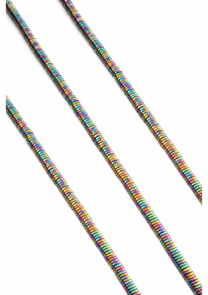 Hematit Doğal Taş Parlak Gökkuşağı 4X1MM Dizi fiyatları