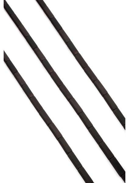 Hematit Doğal Taş Mat Siyah 4X13MM Dizi fiyatları
